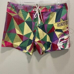 5 for $25‎ Yamaha jet pilot board shorts WJP-10430-PK-01; colorful bright